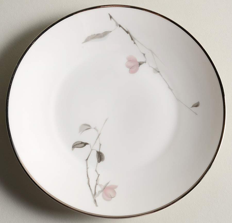 Japanese Quince (Platinum Trim) Dessert/Pie Plate by Rosenthal - Continental-1