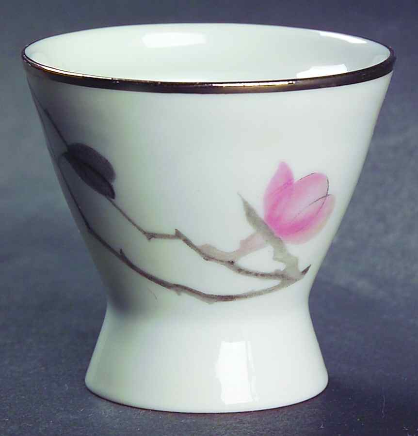Japanese Quince (Platinum Trim) Single Egg Cup by Rosenthal - Continental-1