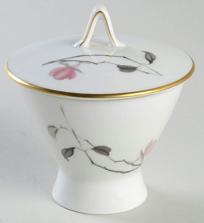Japanese Quince (Gold Trim) Sugar Bowl & Lid by Rosenthal - Continental-1