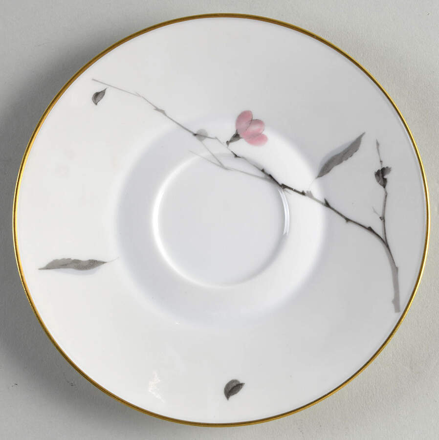 Japanese Quince (Gold Trim) Saucer for Footed Cup by Rosenthal - Continental-1