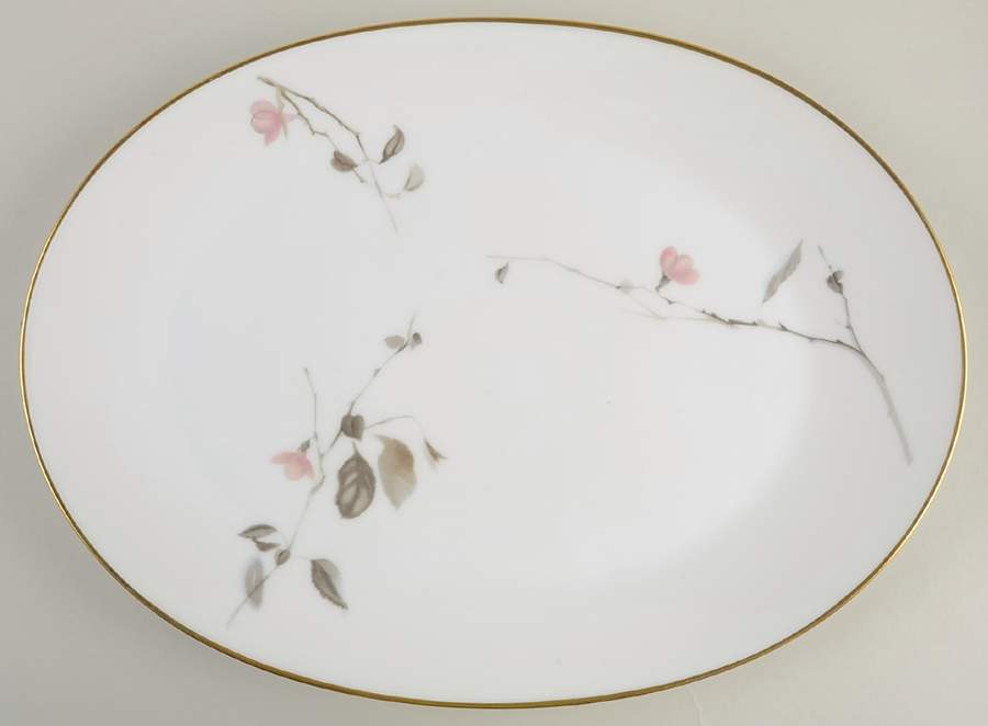 Japanese Quince (Gold Trim) 13" Oval Serving Platter by Rosenthal - Continental-1