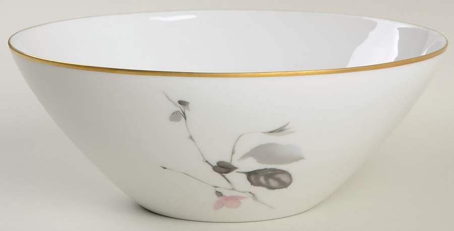 Japanese Quince (Gold Trim) 7" Round Vegetable Bowl by Rosenthal - Continental-1