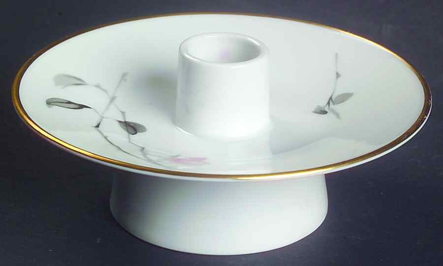 Japanese Quince (Gold Trim) Single Light Candlestick by Rosenthal - Continental-1