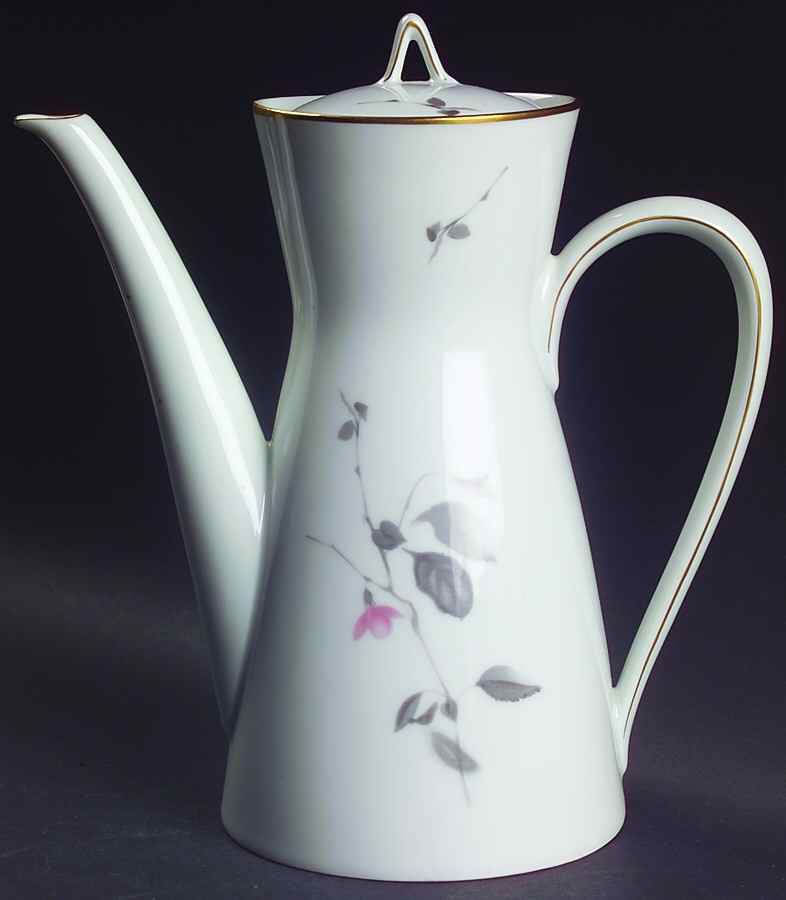 Japanese Quince (Gold Trim) Coffee Pot & Lid by Rosenthal - Continental-1