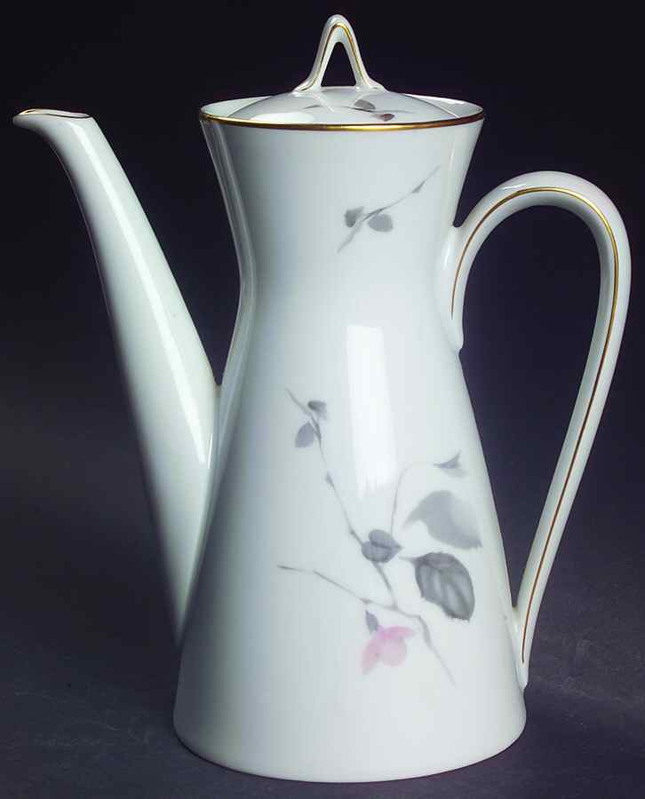 Japanese Quince (Gold Trim) Mini Coffee Pot & Lid by Rosenthal - Continental-1