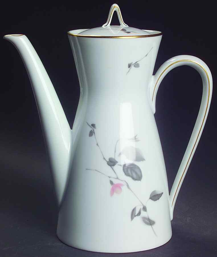 Japanese Quince (Gold Trim) Coffee Pot & Lid by Rosenthal - Continental-1