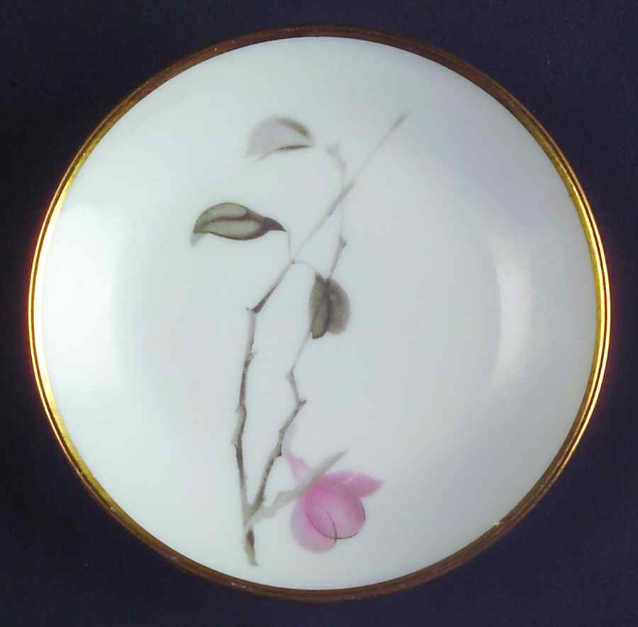 Japanese Quince (Gold Trim) Butter Pat by Rosenthal - Continental-1