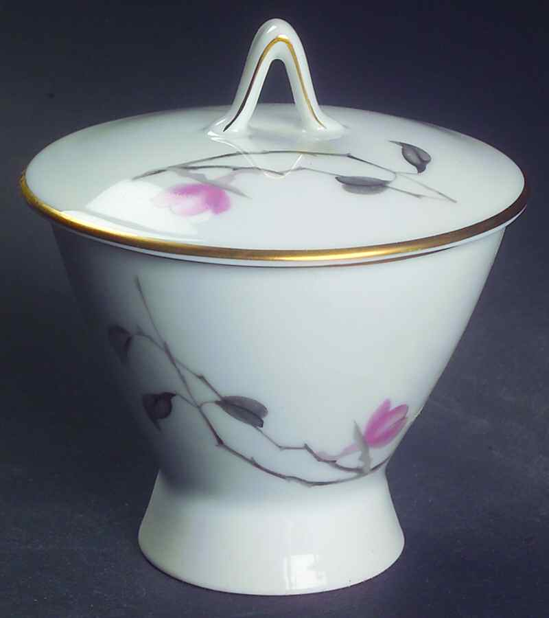 Japanese Quince (Gold Trim) Sugar Bowl & Lid by Rosenthal - Continental-1