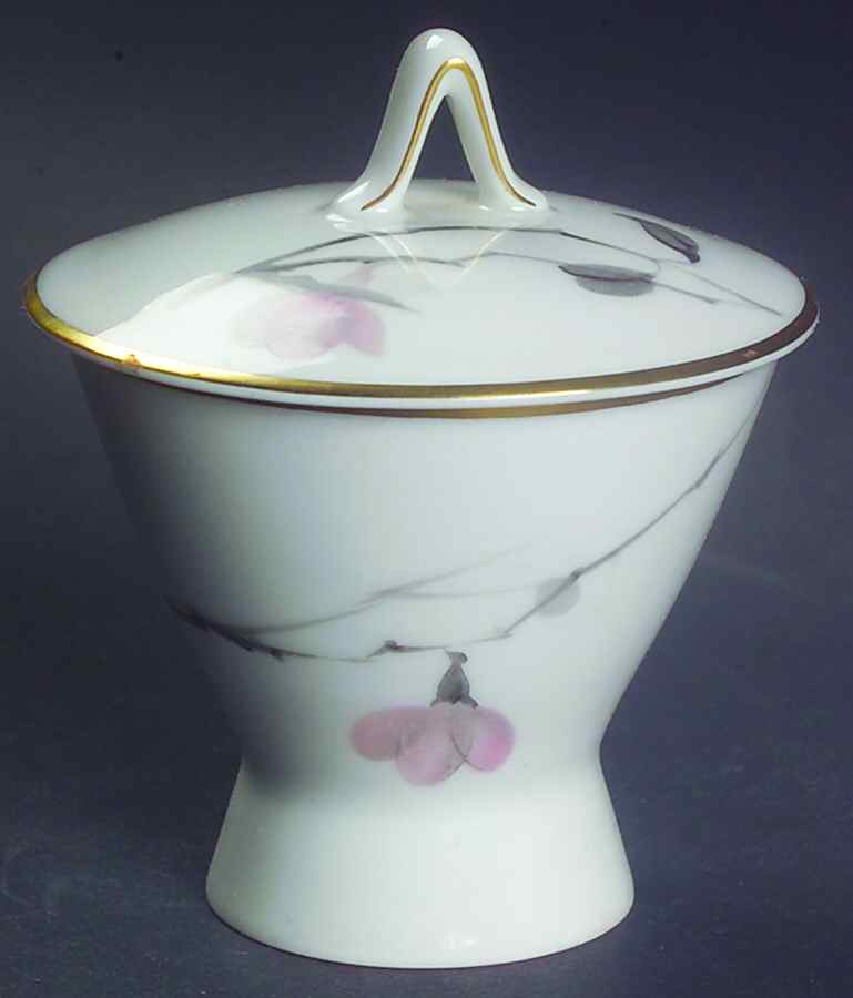 Japanese Quince (Gold Trim) Mini Sugar Bowl & Lid by Rosenthal - Continental-1