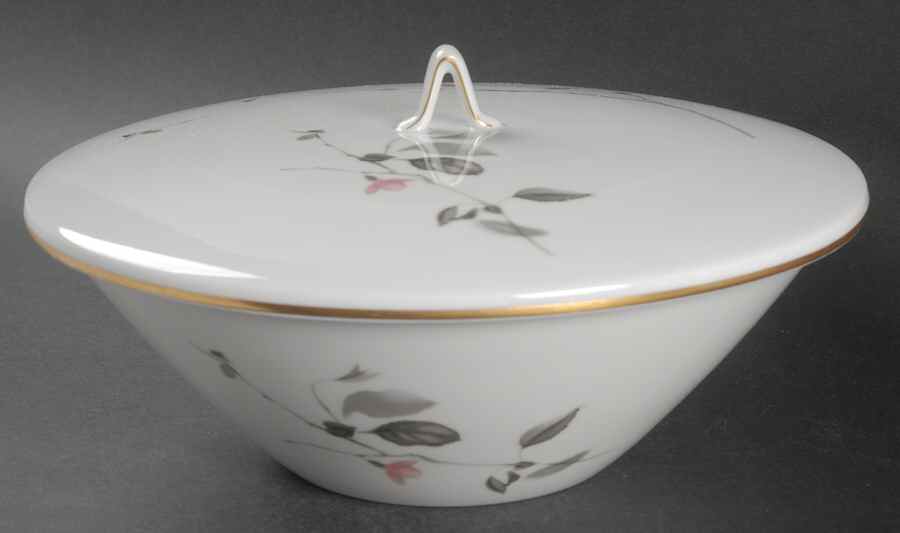 Japanese Quince (Gold Trim) Round Covered Vegetable-Uses RV9 as Base+CVLRV9 by Rosenthal - Continental-1