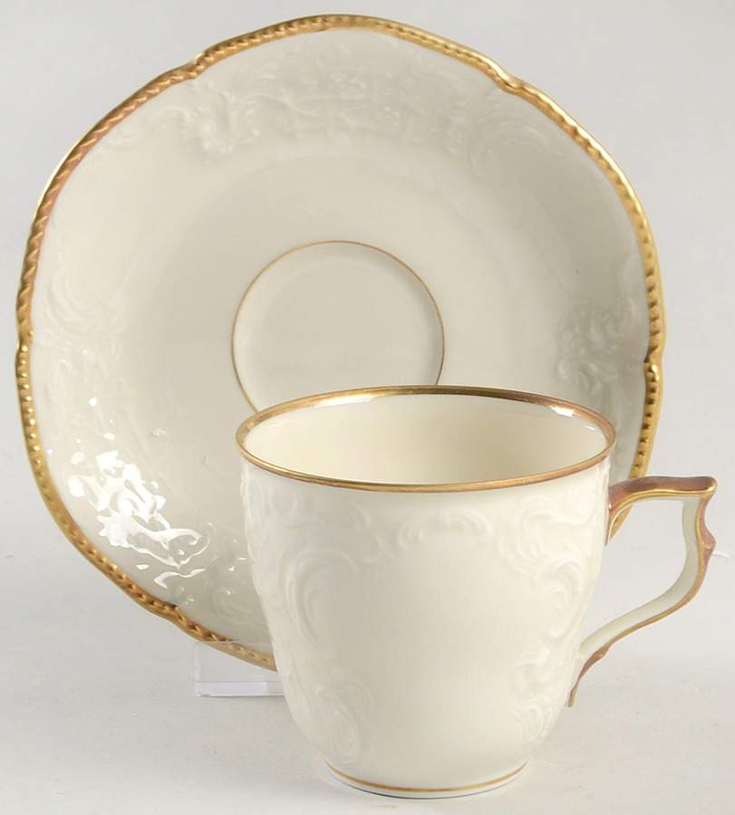 Jennifer Flat Demitasse Cup & Saucer Set by Rosenthal - Continental-1