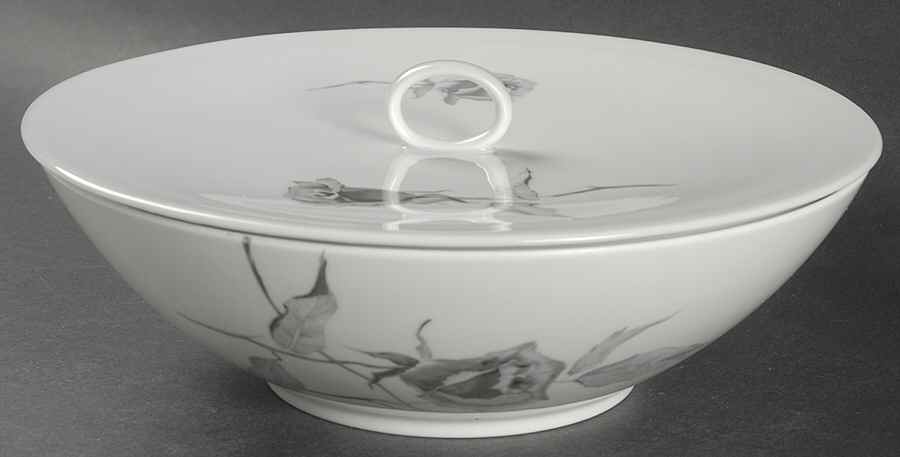 Jet Rose Round Covered Vegetable by Rosenthal - Continental-1