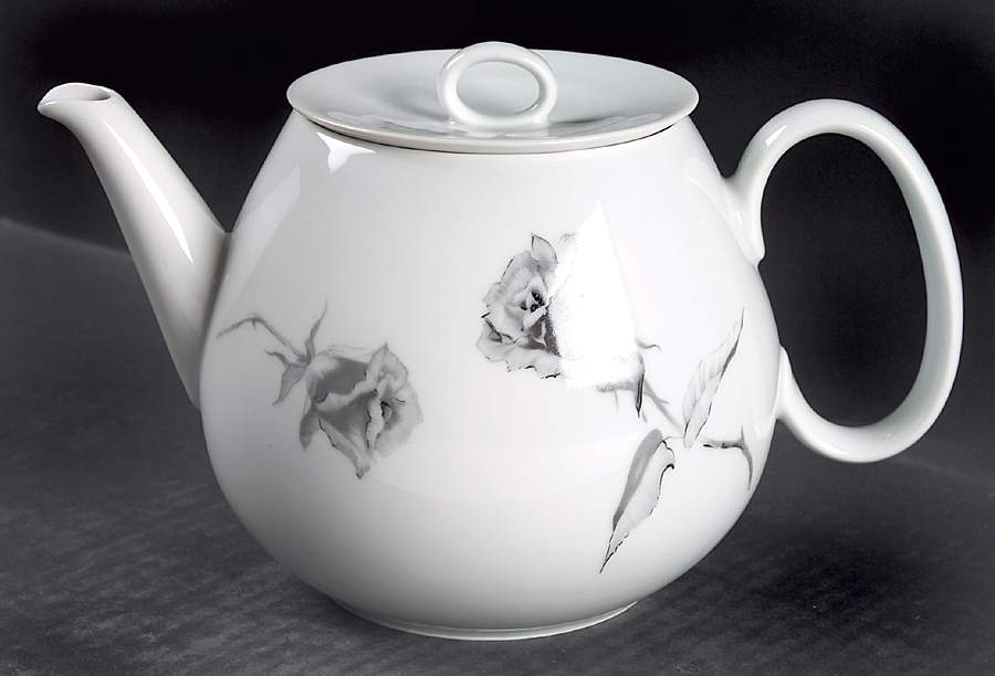 Jet Rose Teapot & Lid by Rosenthal - Continental-1