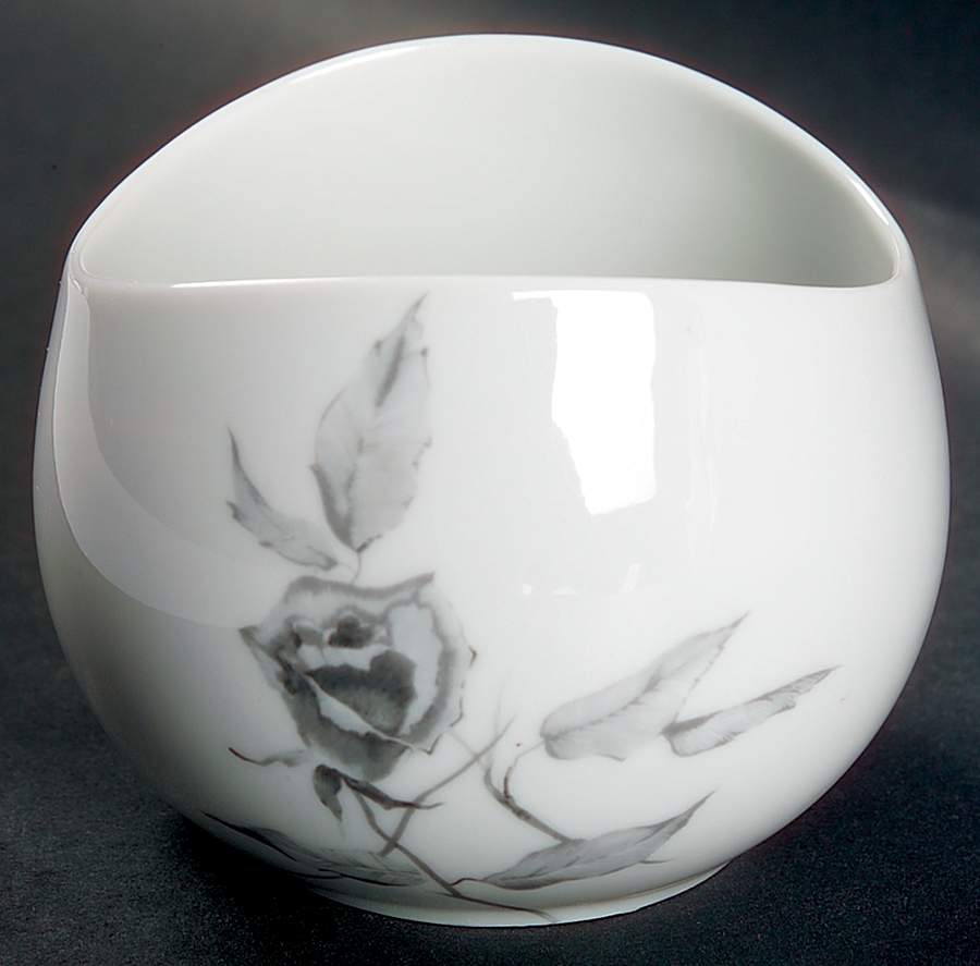 Jet Rose Open Sugar Bowl by Rosenthal - Continental-1