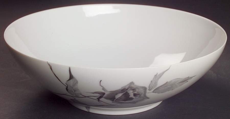Jet Rose 8" Round Vegetable Bowl by Rosenthal - Continental-1