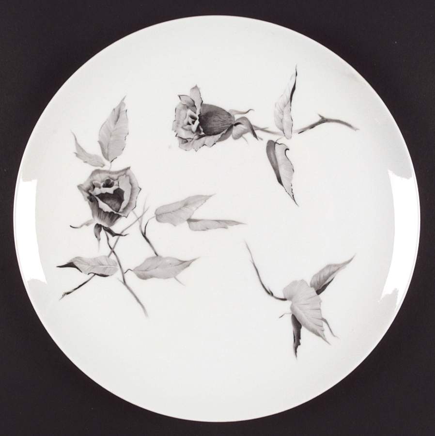 Jet Rose Large Dinner Plate by Rosenthal - Continental-1