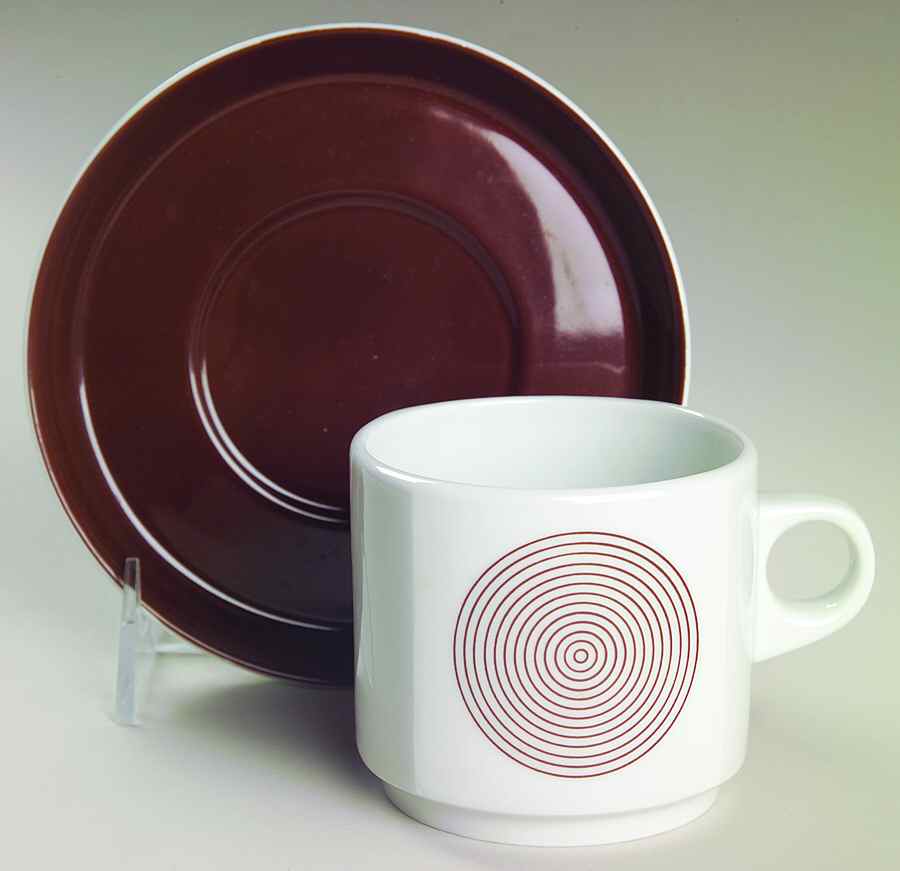 Joy One Flat Cup & Saucer Set by Rosenthal - Continental-1