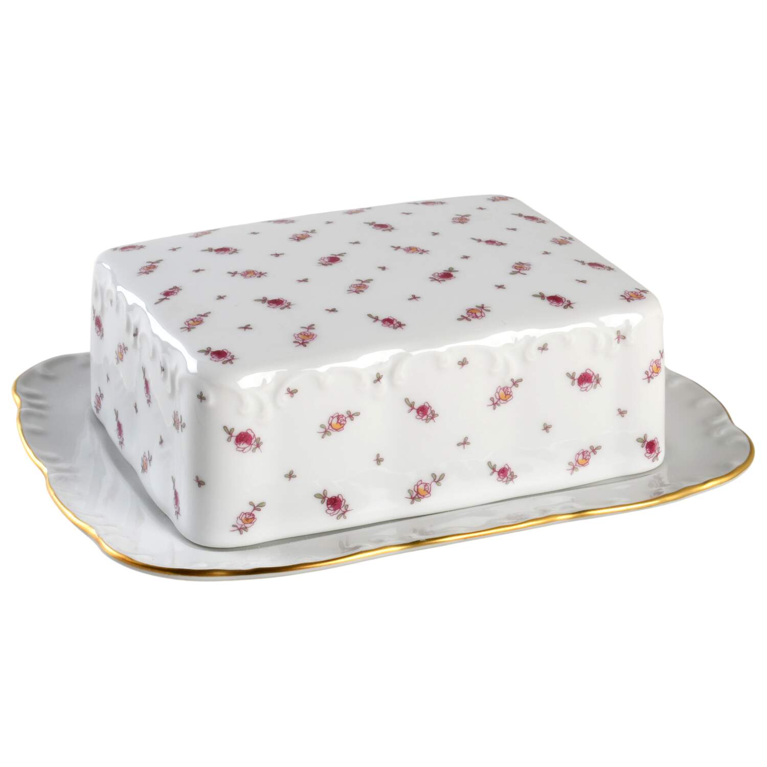Josephine (Monbijou) Rectangular Covered Butter by Rosenthal - Continental-1