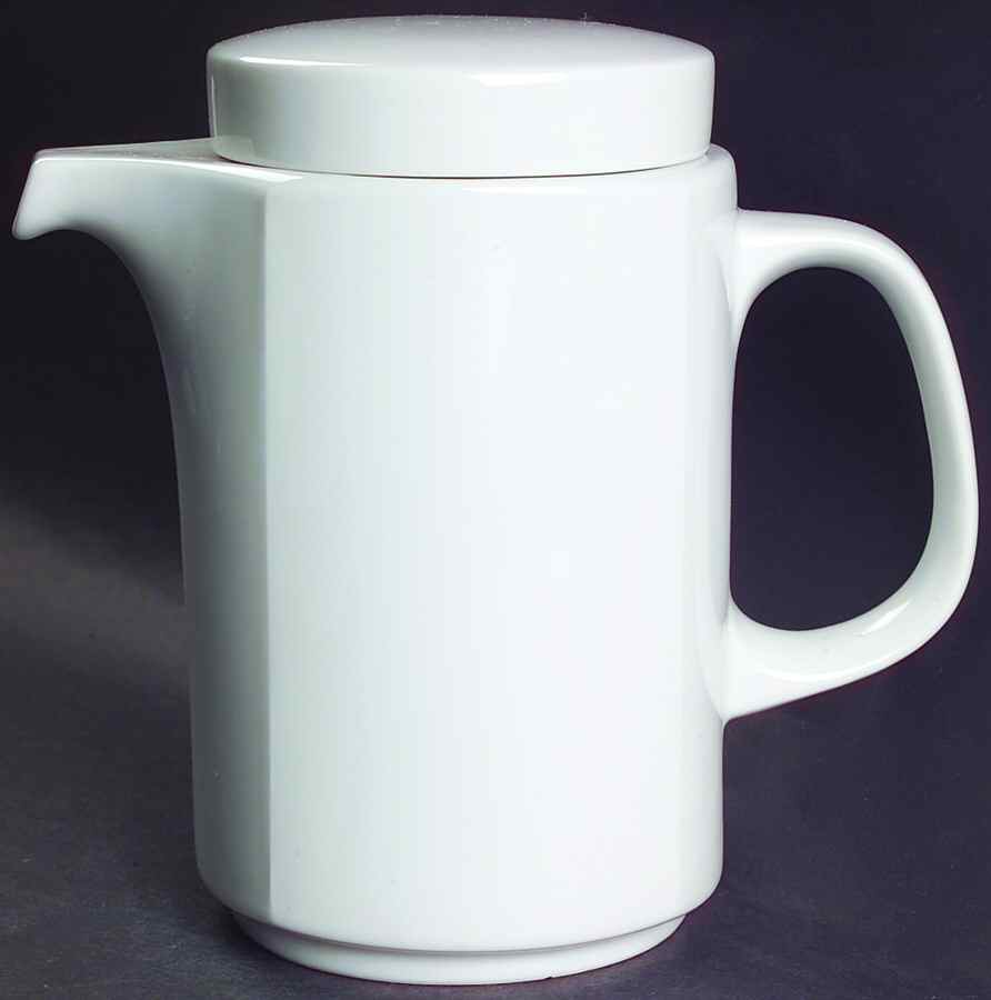 Joy White Coffee Pot & Lid by Rosenthal - Continental-1