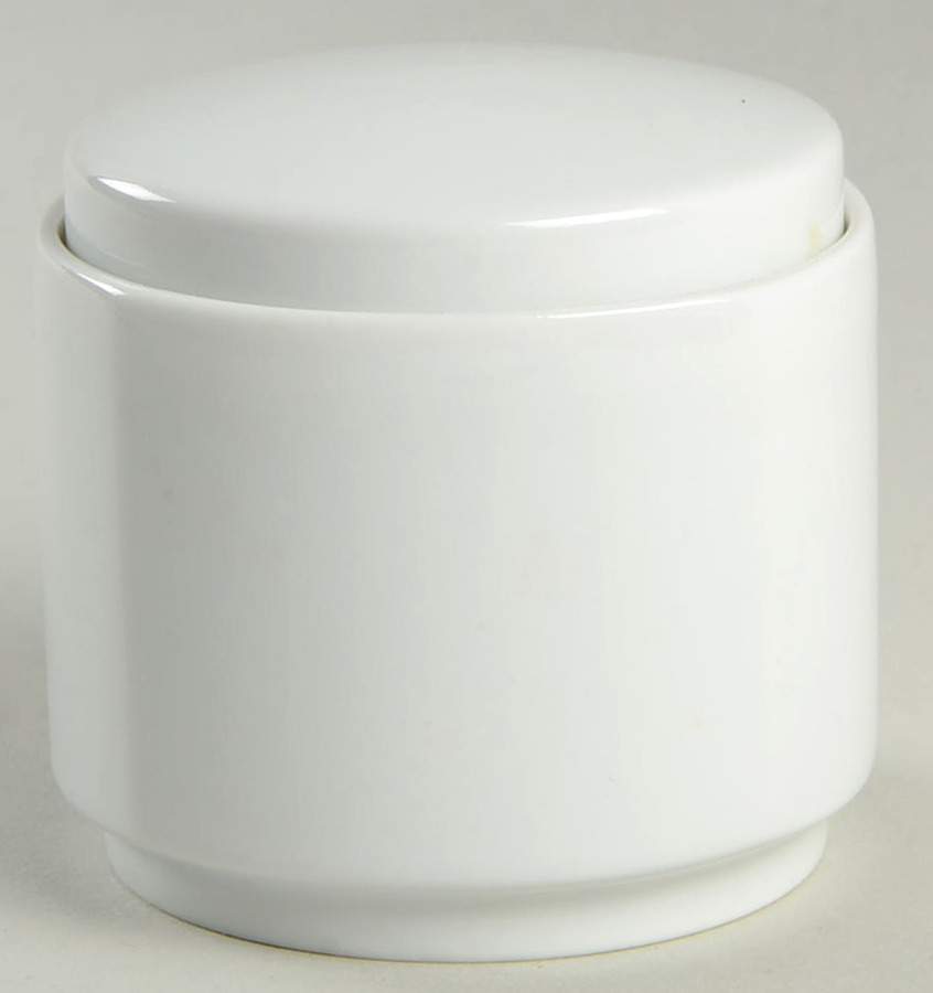 Joy White Mini Sugar Bowl & Lid by Rosenthal - Continental-1