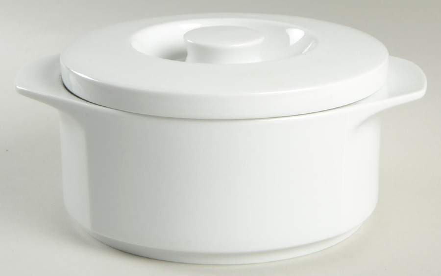 Joy White Round Covered Vegetable by Rosenthal - Continental-1
