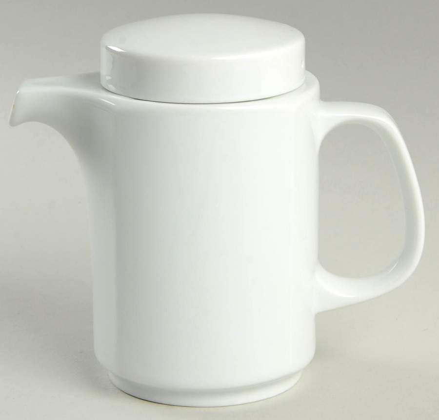 Joy White Individual Coffee Pot & Lid by Rosenthal - Continental-1
