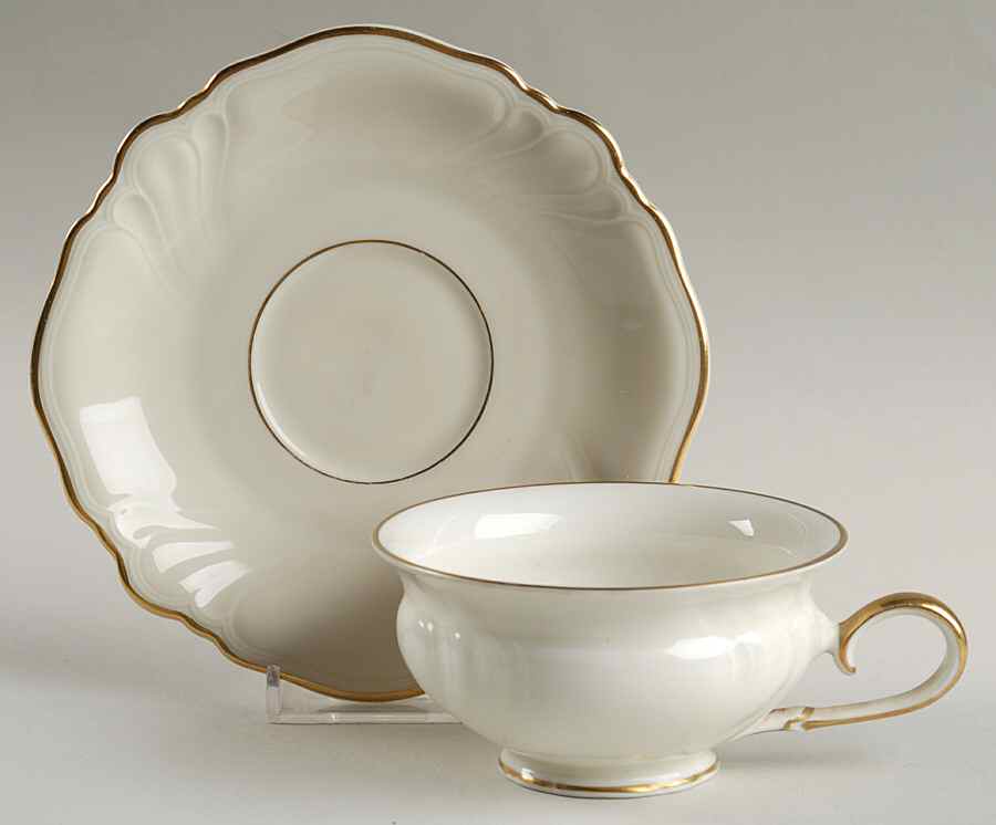 K2331-2331 (Viktoria Shape) Flat Cup & Saucer Set by Rosenthal - Continental-1