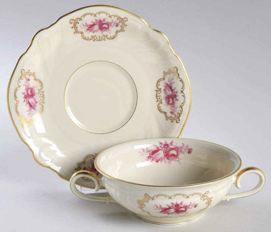 K2862 Cream Soup Bowl & Saucer Set by Rosenthal - Continental-1