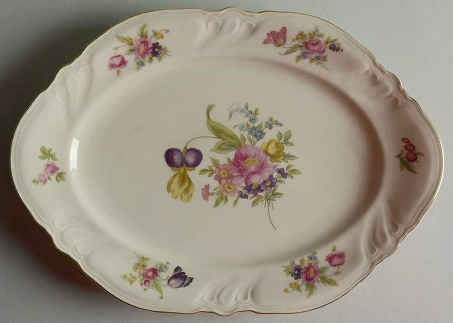 K2872 12" Oval Serving Platter by Rosenthal - Continental-1
