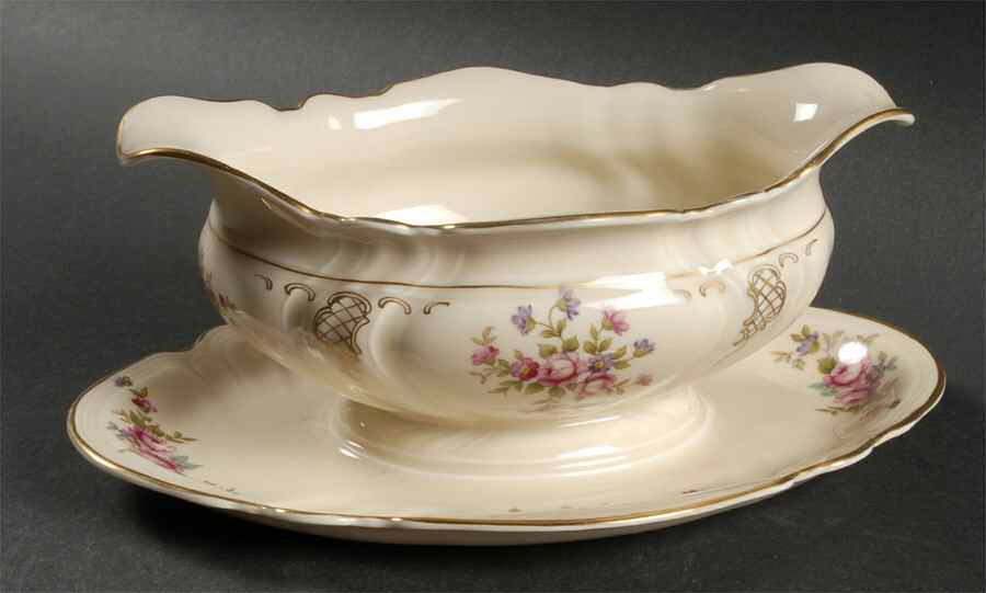 K2879 Gravy Boat with Attached Underplate by Rosenthal - Continental-1