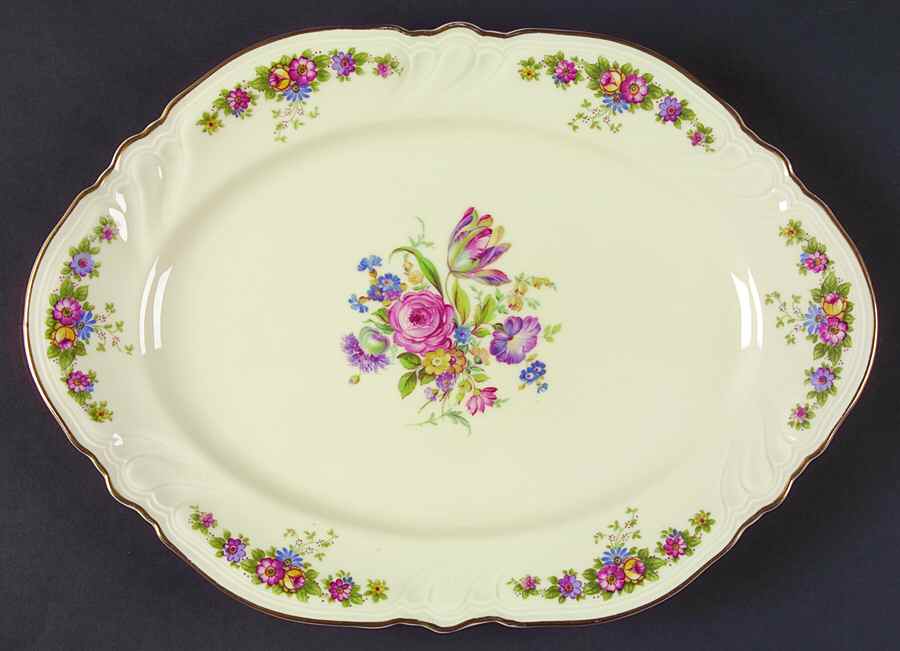 K2880-2865-2824 (Cream) 12" Oval Serving Platter by Rosenthal - Continental-1