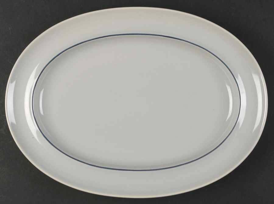 Kaari Grey 13" Oval Serving Platter by Rosenthal - Continental-1