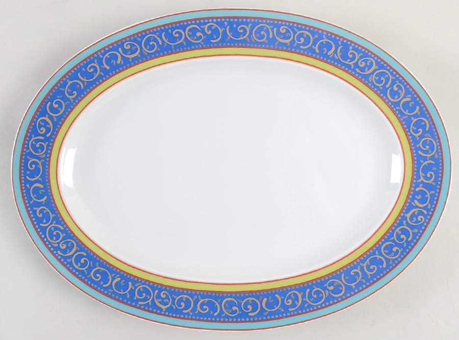 Kusumam 13" Oval Serving Platter by Rosenthal - Continental-1
