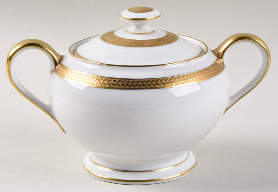 Laurel Wreath Sugar Bowl & Lid by Rosenthal - Continental-1