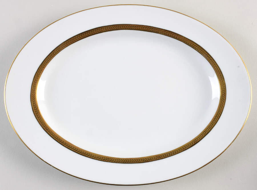 Laurel Wreath 12" Oval Serving Platter by Rosenthal - Continental-1