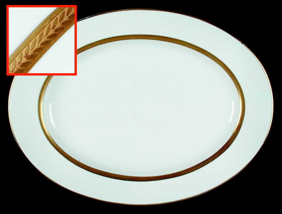 Laurel Wreath 14" Oval Serving Platter by Rosenthal - Continental-1