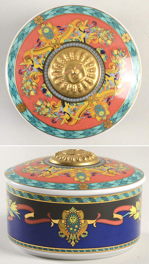 Le Roi Soleil Round Box & Lid by Rosenthal - Continental-1