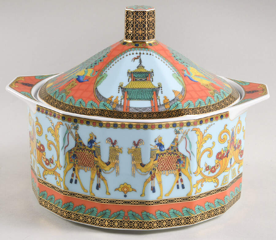 Le Voyage De Marco Polo Round Covered Vegetable by Rosenthal - Continental-1