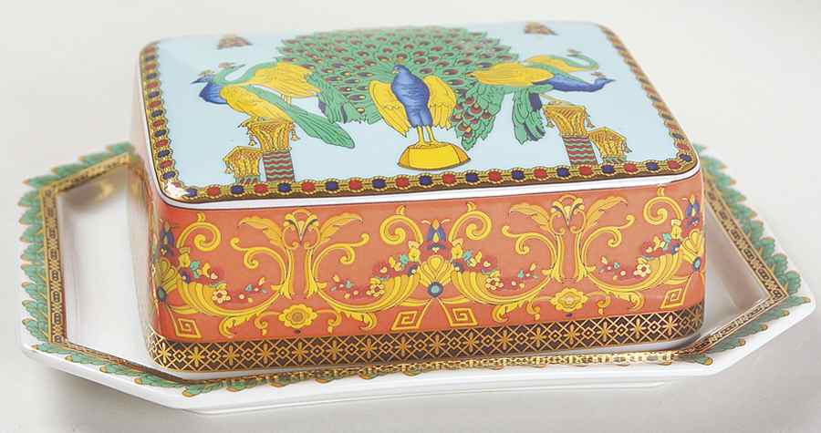 Le Voyage De Marco Polo Rectangular Covered Butter by Rosenthal - Continental-1