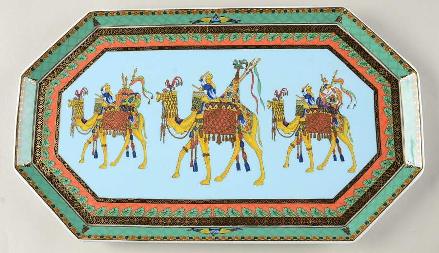Le Voyage De Marco Polo 14" Oval Serving Platter by Rosenthal - Continental-1