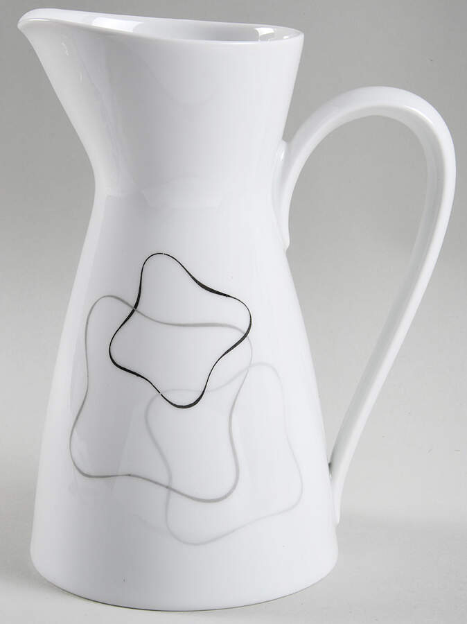 Linear Grey and Black 24 Oz Pitcher by Rosenthal - Continental-1