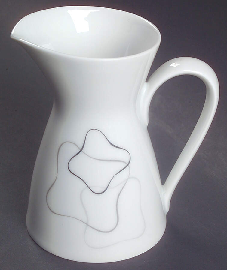 Linear Grey and Black Creamer by Rosenthal - Continental-1