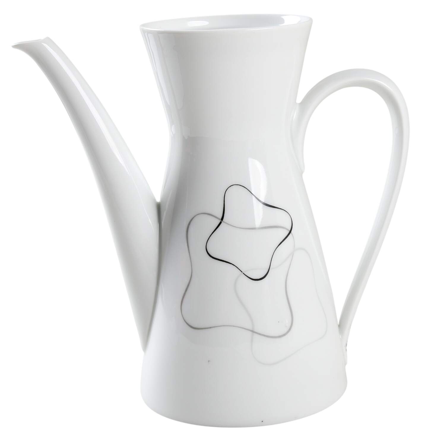 Linear Grey and Black Coffee Pot No Lid by Rosenthal - Continental-1