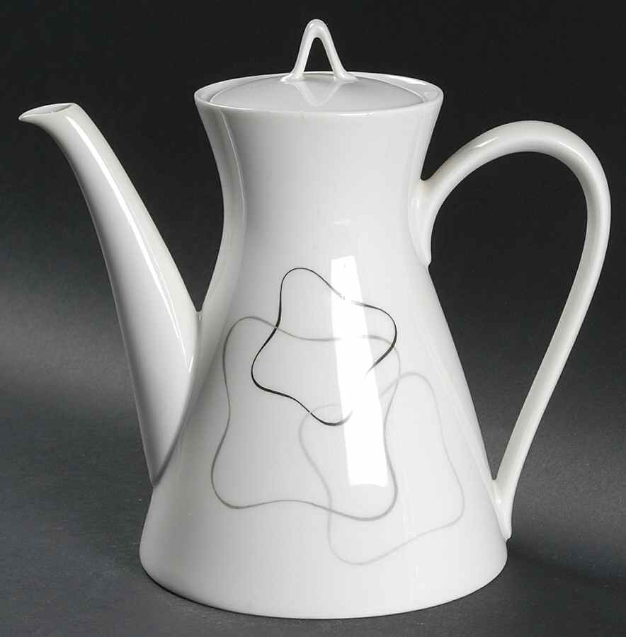 Linear Grey and Black Mini Coffee Pot & Lid by Rosenthal - Continental-1