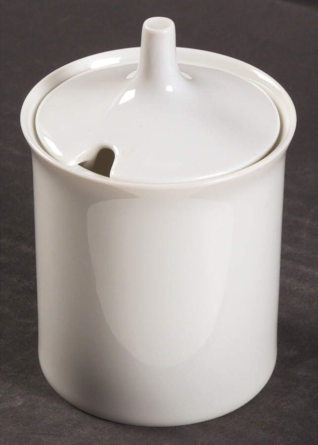 Linear Berlin White Jam/Jelly & Lid by Rosenthal - Continental-1