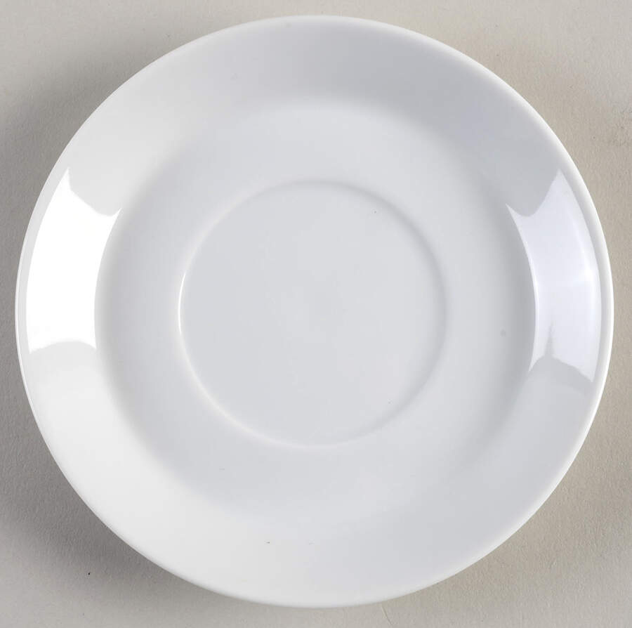 Linear Berlin White Saucer for Flat Cup by Rosenthal - Continental-1