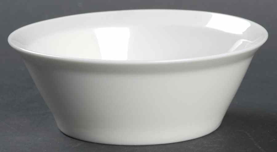 Linear Berlin White Fruit/Dessert (Sauce) Bowl by Rosenthal - Continental-1
