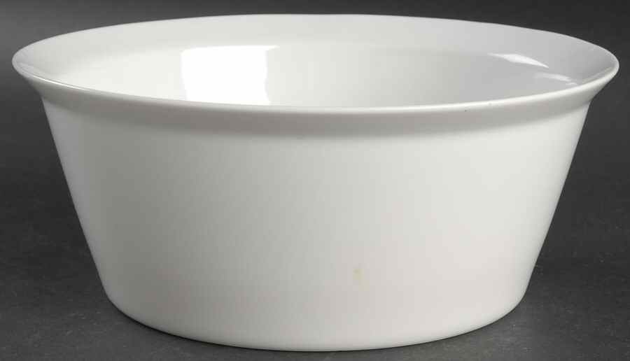 Linear Berlin White 8" Round Vegetable Bowl by Rosenthal - Continental-1