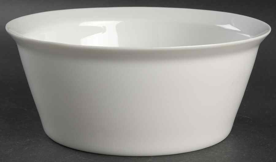 Linear Berlin White 7" Round Vegetable Bowl by Rosenthal - Continental-1