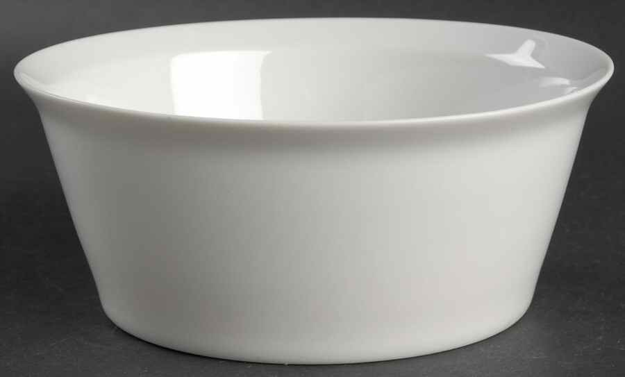 Linear Berlin White 6" Round Vegetable Bowl by Rosenthal - Continental-1